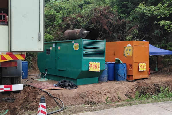 搶修供電現場